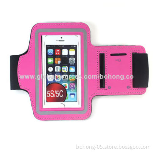 Armbands for iPhone 5, made of neoprene and PVC, various colors available
